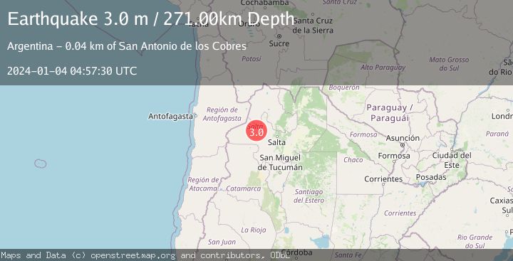 Map of SALTA, ARGENTINA