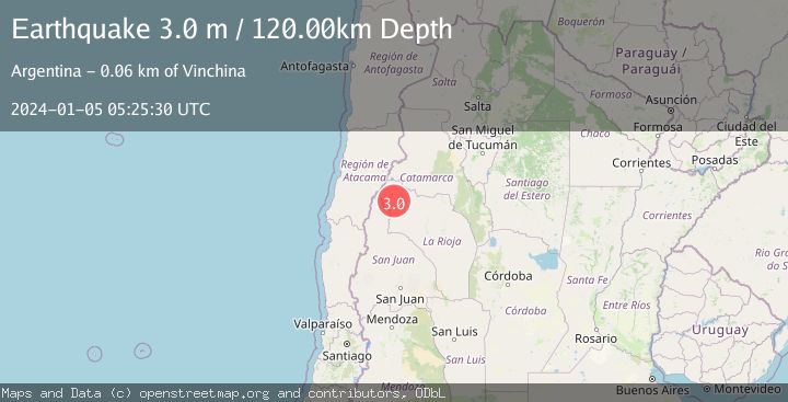 Map of LA RIOJA, ARGENTINA