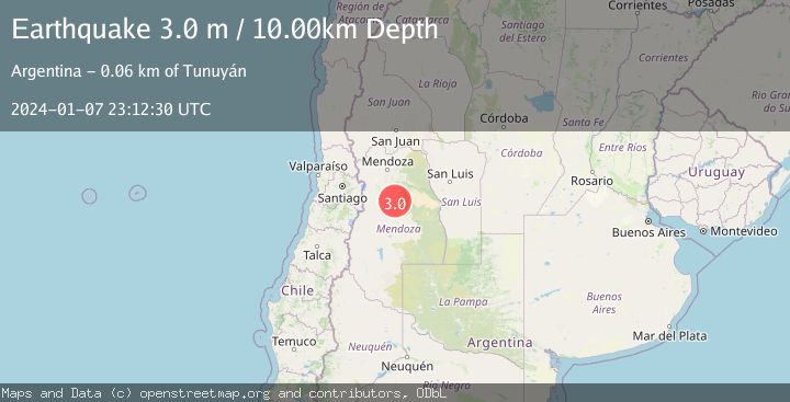 Map of MENDOZA, ARGENTINA
