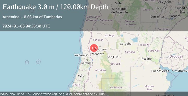 Map of SAN JUAN, ARGENTINA