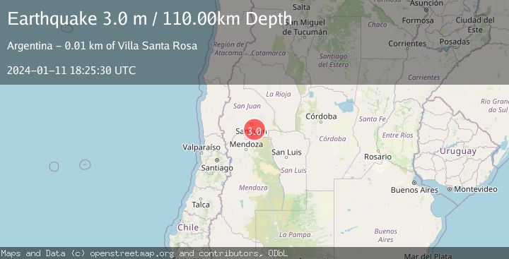 Map of SAN JUAN, ARGENTINA