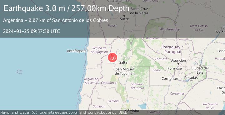 Map of SALTA, ARGENTINA