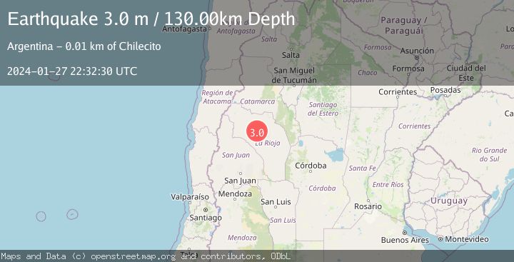 Map of LA RIOJA, ARGENTINA