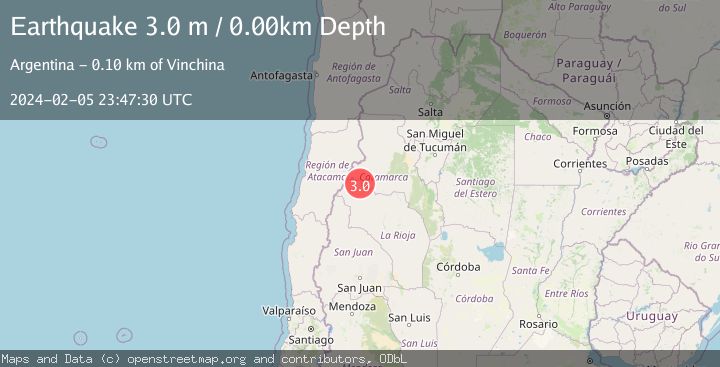 Map of LA RIOJA, ARGENTINA