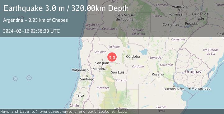 Map of SAN JUAN, ARGENTINA