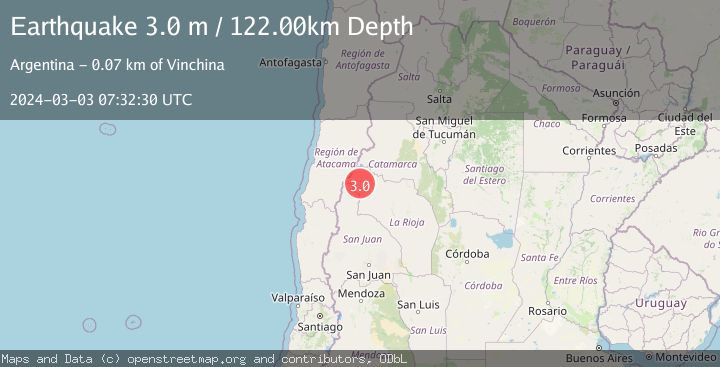 Map of LA RIOJA, ARGENTINA