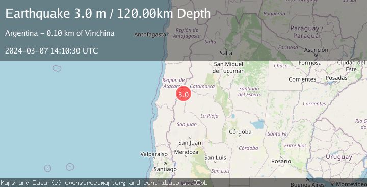 Map of LA RIOJA, ARGENTINA