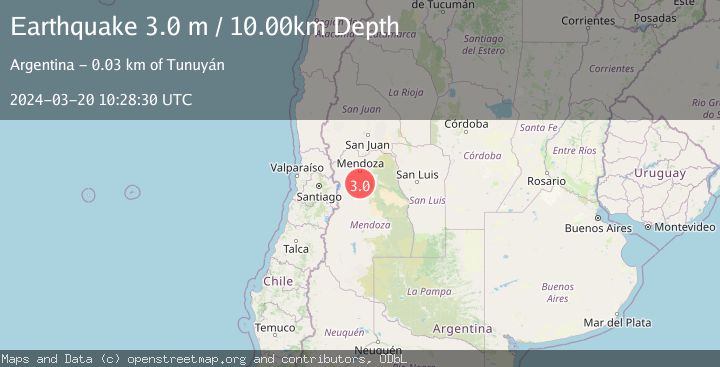 Map of MENDOZA, ARGENTINA