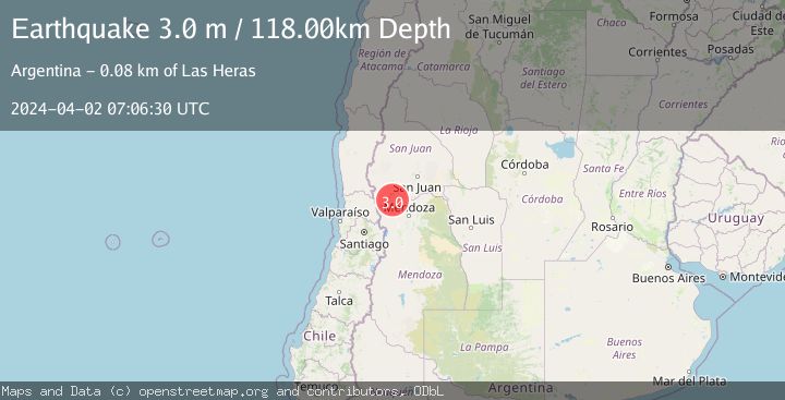 Map of MENDOZA, ARGENTINA