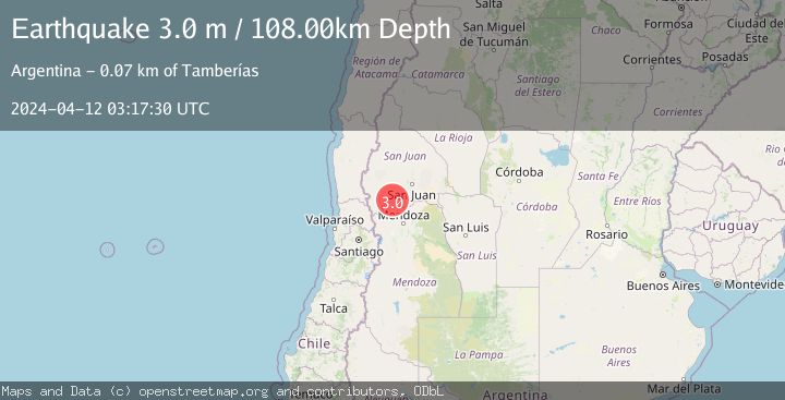 Map of MENDOZA, ARGENTINA