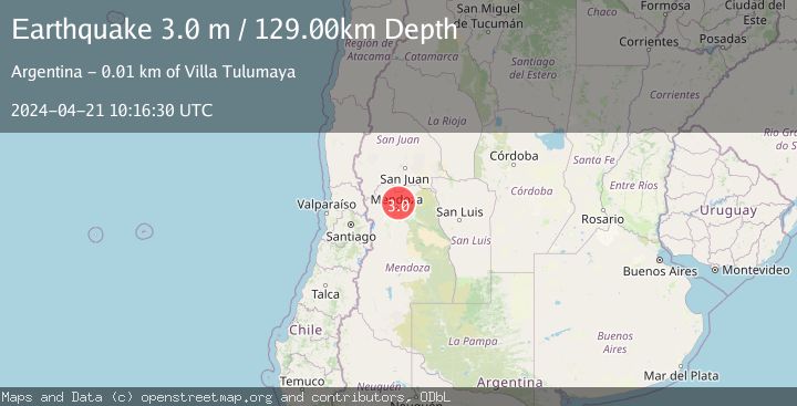 Map of MENDOZA, ARGENTINA