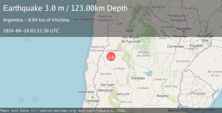 Map of LA RIOJA, ARGENTINA