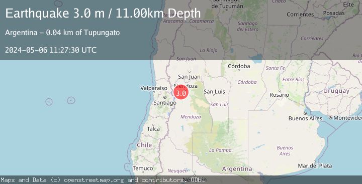 Map of MENDOZA, ARGENTINA