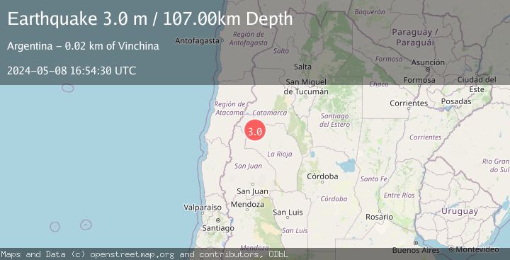 Map of LA RIOJA, ARGENTINA