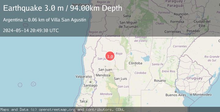 Map of SAN JUAN, ARGENTINA