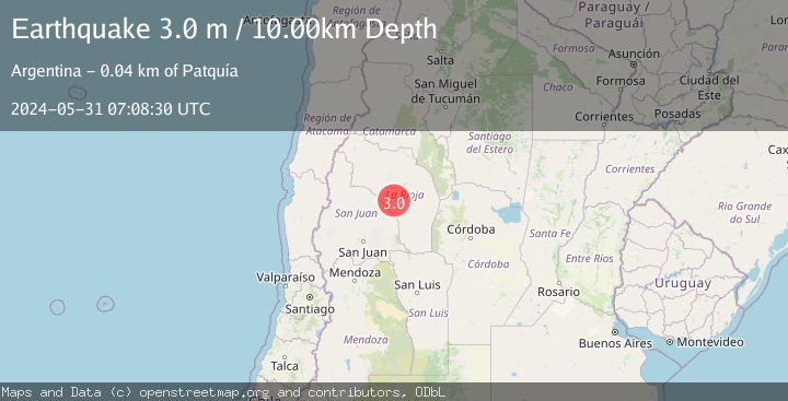 Map of LA RIOJA, ARGENTINA