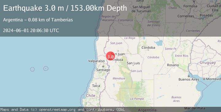 Map of MENDOZA, ARGENTINA