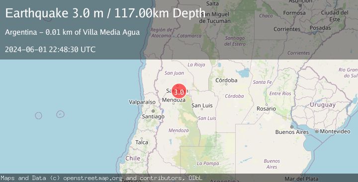 Map of SAN JUAN, ARGENTINA