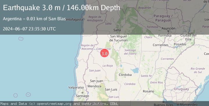 Map of CATAMARCA, ARGENTINA