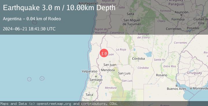 Map of SAN JUAN, ARGENTINA