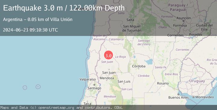 Map of SAN JUAN, ARGENTINA