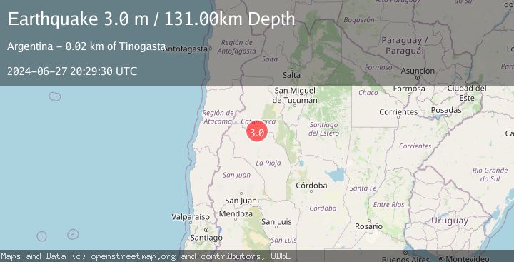 Map of CATAMARCA, ARGENTINA