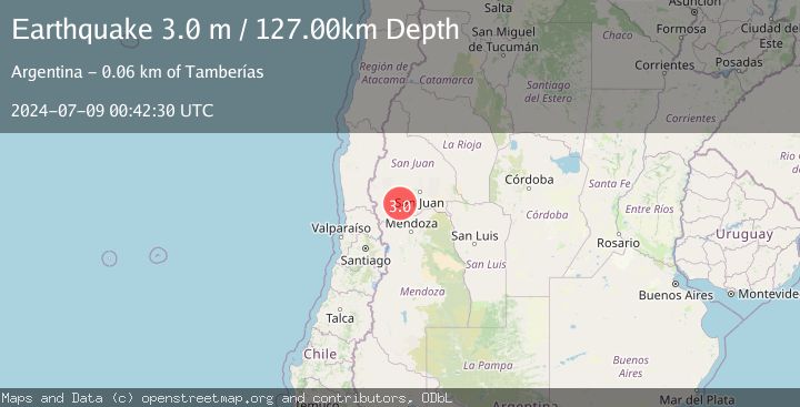 Map of SAN JUAN, ARGENTINA