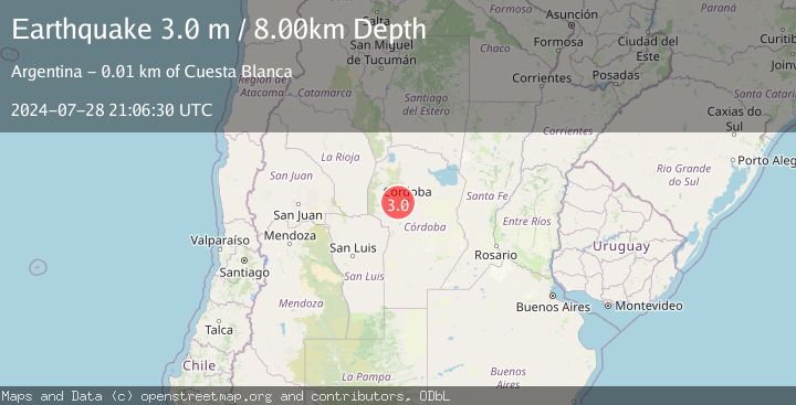 Map of CORDOBA, ARGENTINA