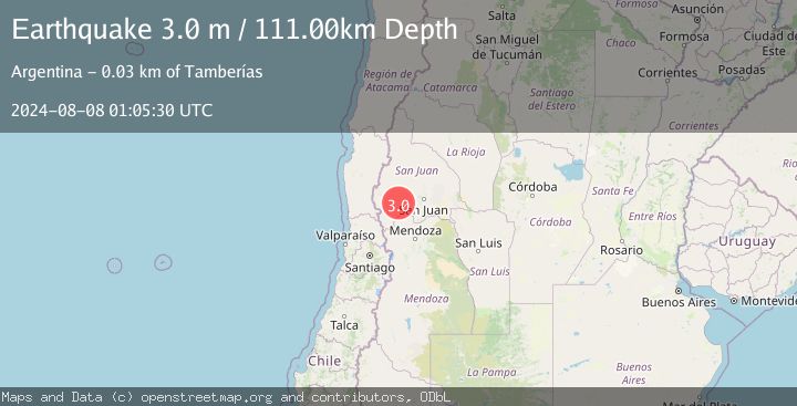 Map of SAN JUAN, ARGENTINA