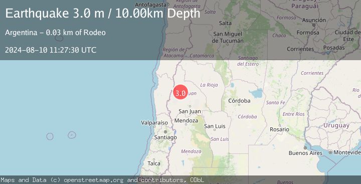 Map of SAN JUAN, ARGENTINA