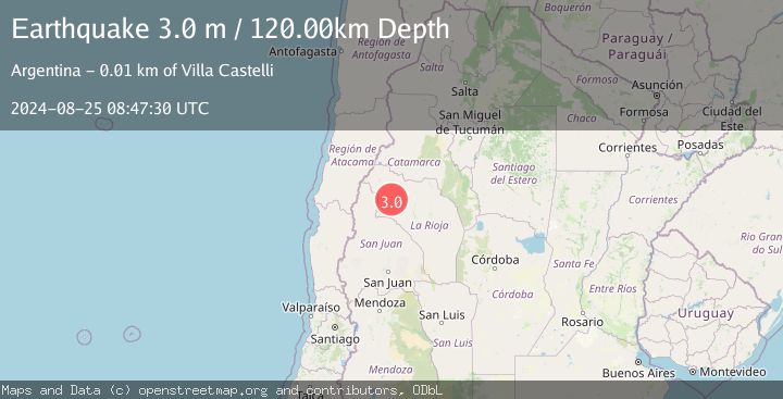 Map of LA RIOJA, ARGENTINA