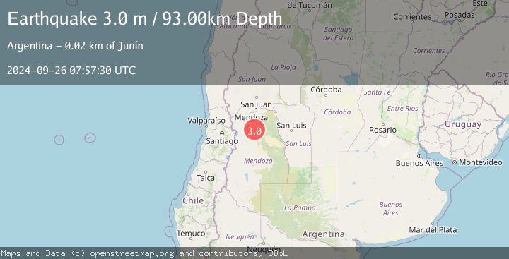 Map of MENDOZA, ARGENTINA
