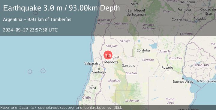 Map of SAN JUAN, ARGENTINA