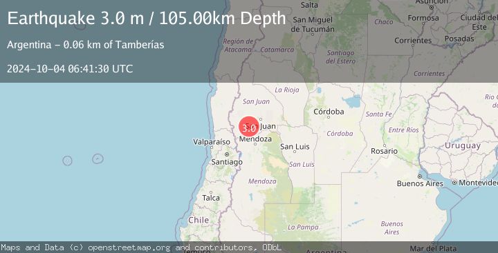 Map of SAN JUAN, ARGENTINA