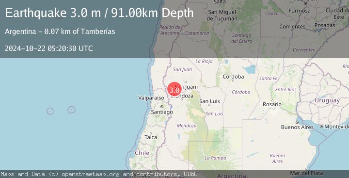 Map of MENDOZA, ARGENTINA