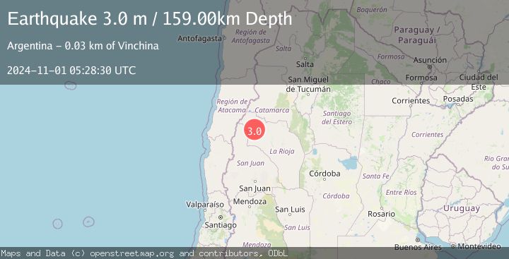 Map of LA RIOJA, ARGENTINA