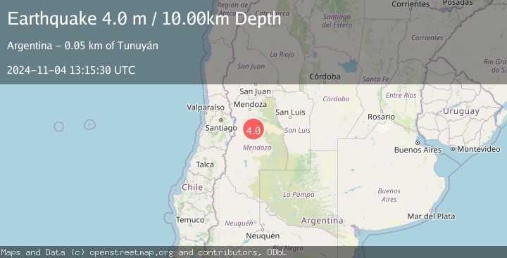 Map of MENDOZA, ARGENTINA