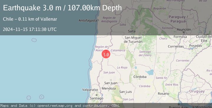 Map of LA RIOJA, ARGENTINA
