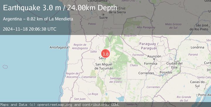 Map of JUJUY, ARGENTINA