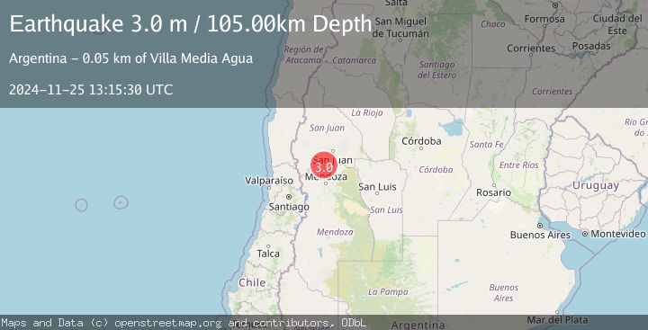 Map of MENDOZA, ARGENTINA