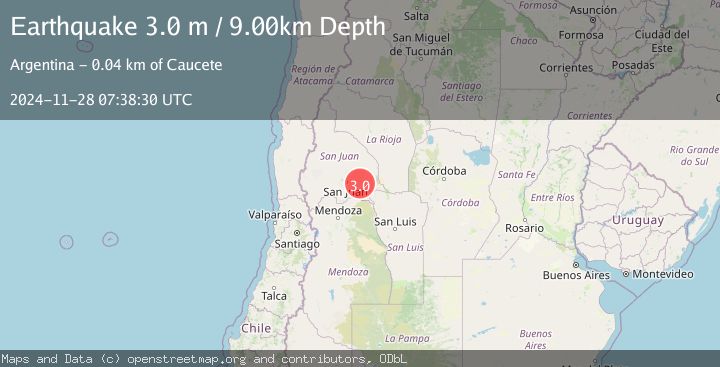 Map of SAN JUAN, ARGENTINA