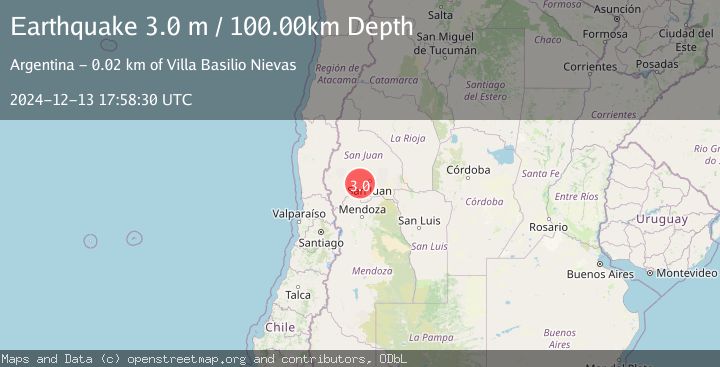 Map of SAN JUAN, ARGENTINA