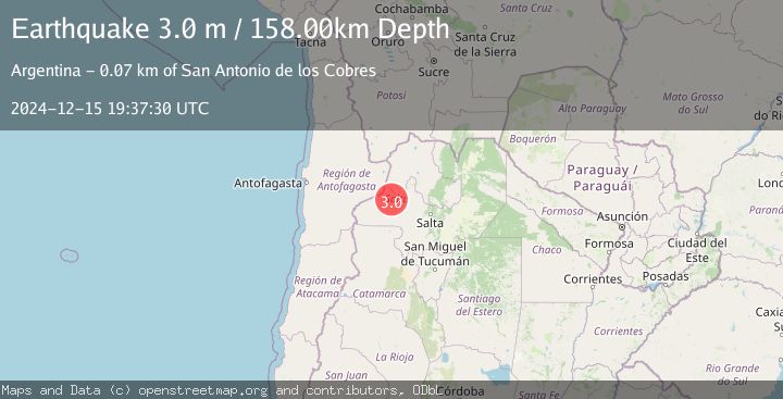 Map of SALTA, ARGENTINA