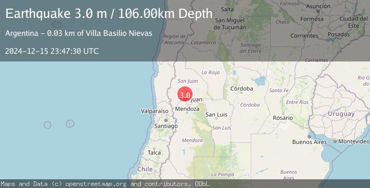 Map of SAN JUAN, ARGENTINA