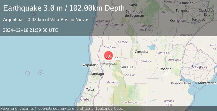Map of SAN JUAN, ARGENTINA