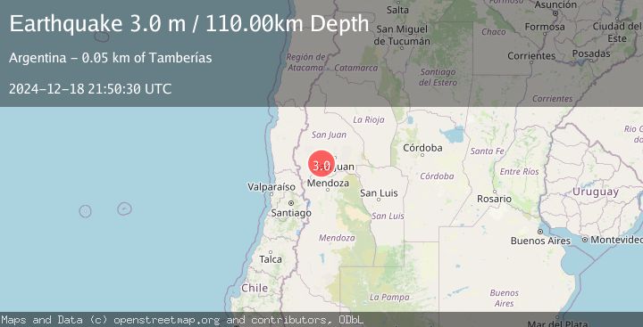 Map of SAN JUAN, ARGENTINA