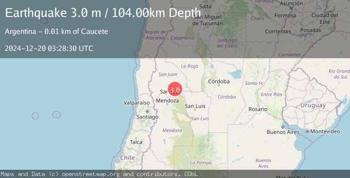 Map of SAN JUAN, ARGENTINA