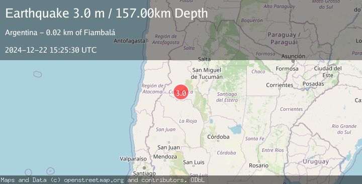 Map of CATAMARCA, ARGENTINA
