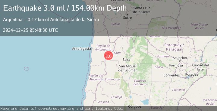 Map of SALTA, ARGENTINA