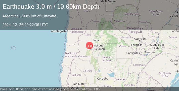 Map of SALTA, ARGENTINA